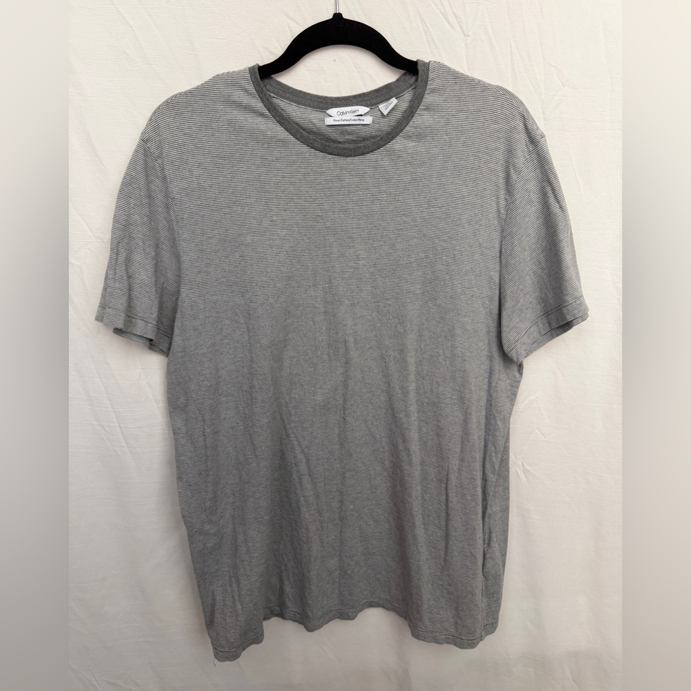 Calvin Klein Feeder Striped Pima Cotton T-shirt